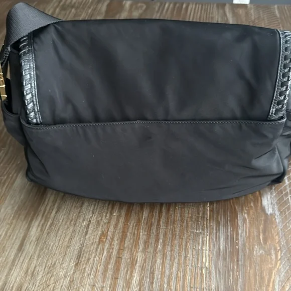 Tory Burch Marion black nylon crossbody messenger diaper bag - Picture 4 of 16